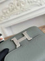 Hermes Constance Epsom Leather 19cm Green Silver H082206 - Default Title - View 5