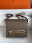 Hermès Mini Roulis Bag Light Brown Evercolor Gold Hardware H50335 - Default Title - View 1