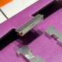Hermes Constance Box Epsom Leather Purple Silver H082686 - Default Title - View 5