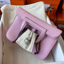 Hermes Halzan 25 Bag Togo Leather Gold H082184 - Default Title - View 3