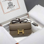 Hermes Constance Box Epsom Leather Gray Gold H082710 - Default Title - View 2