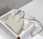 Hermes Bolide 1923 Mini Bag in Light Gray Evercolor Calfskin Silver Hardware - Default Title - View 3