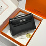 Hermès Kelly Pochette, Kelly Cuts Swift Leather - Color 1 - View 16