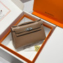 Hermès Kelly Pochette, Kelly Cuts Swift Leather