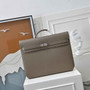 Hermès | Kelly Dépêche 36 Briefcase | Epsom Calfskin Leather | Gray - Default Title - View 1