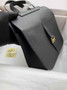 Hermes Halzan 25 Bag Black Togo Leather Gold H082160 - Default Title - View 5