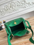 Hermes Lindy Mini Bag Togo Leather Green Gold H68640 - Default Title - View 9