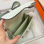 Hermes Constance Bag Light Green Epsom Leather Silver H2535 - Default Title - View 8