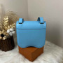 Hermès Della Cavalleria Mini Bag Epsom Calfskin Blue Gold Hardware - Default Title - View 4