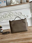 Hermès 24/24 Mini Bag Evercolor Swift Leather Dark Gray Gold - Default Title - View 3