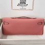 Hermès Kelly Cut Clutch 31cm Epsom Leather Pink Gold - Default Title - View 2