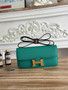 Hermès Constance bag in Green Epsom leather H382695 - Gold - View 2