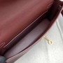 Hermes Kelly Bag Gold Hardware with Elan Wine Red Leather - Default Title - View 7