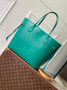 Louis Vuitton Neverfull MM Bag M12195 Green Epi grained leather