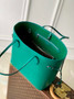 Louis Vuitton Neverfull MM Bag M12195 Green Epi grained leather