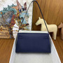 Hermes Kelly Bag Silver Hardware with Elan Navy Blue Leather - Default Title - View 2