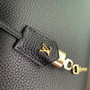 Louis Vuitton Lock It MM High End M22914 Black Leathers