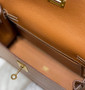 Hermès Kelly Danse II brown Evercolor leather with gold - Default Title - View 9