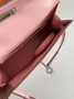 Hermès Kelly II Sellier Mini 2024 Goatskins Pink Leather Silver - Default Title - View 6