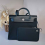 Hermès Herbag Zip 31 hobnailed bag h085131 black - Default Title - View 2