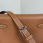 Hermès Brown Swift Kelly Moove Bag Silver 825663 - Default Title - View 8