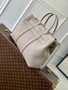 Louis Vuitton Georges Tote MM Bag M11664 Gray calfskin leather
