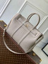 Louis Vuitton Georges Tote MM Bag M11664 Gray calfskin leather