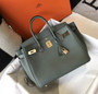 Hermès Birkin 30cm Dark Green Togo Gold Hardware - Default Title - View 5
