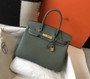 Hermès Birkin 30cm Dark Green Togo Gold Hardware - Default Title - View 1