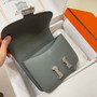Hermes Constance Bag 19 Gray Green Epsom Leather Silver H0839316 - Default Title - View 5