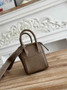 Hermes Lindy Mini Bag Togo Leather Gray Gold H68602 - Default Title - View 2