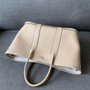 Hermes Garden Party 30 bag Negonda calfskin Light Gray - Default Title - View 7