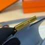 Hermes Constance Slim Wallet Blue Epsom Leather Gold H082082 - Default Title - View 7