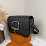 Hermès Della Cavalleria Elan Bag in Black Epsom Calfskin Silver Hardware - Default Title - View 2