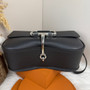 Hermès Della Cavalleria Elan Bag in Black Epsom Calfskin Silver Hardware - Default Title - View 5