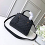 Louis Vuitton M41053 Montaigne BB Monogram Empreinte Leather Black