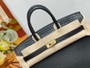Hermès Birkin Bag Black Crocodile Togo Gold Hardware H8600 - W25×H20×D13cm - View 6