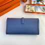 Hermes Wallet Clutch Swift Leather 29cm In Blue - Default Title - View 3