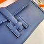 Hermes Wallet Clutch Swift Leather 29cm In Blue - Default Title - View 5