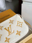 Louis Vuitton Mini Pochette Accessoires M80732 Beige Leather
