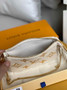 Louis Vuitton Mini Pochette Accessoires M80732 Beige Leather
