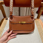 Hermes Jypsiere mini bag Tan Gold Swift Leather H25650 - Default Title - View 1
