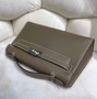 Hermes Kelly Bag 22 Swift Leather Gray Silver Hardware - Default Title - View 2