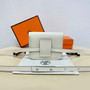 Hermes Constance Slim Wallet Beige Epsom Leather Silver H082087 - Default Title - View 3