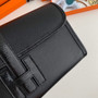Hermes Jige Elan 29cm Wallet Clutch Swift Leather Black lizard - Default Title - View 6
