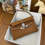 Hermes Kelly Bag Silver Hardware with Elan Tan Leather - Default Title - View 5