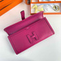 Hermes Wallet Clutch Swift Leather 29cm In Rose Plum - Default Title - View 2