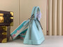 Louis Vuitton Braided Alma BB Bag M22619 light blue Epi Leather