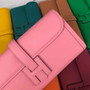 Hermes Jige 29 Wallet Clutch In Epsom Leather Pink - Default Title - View 3