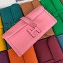 Hermes Jige 29 Wallet Clutch In Epsom Leather Pink - Default Title - View 6